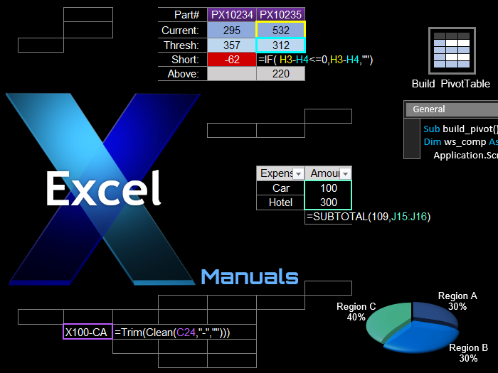 Microsoft Excel Manuals